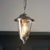 Stainless steel outdoor hanging lantern for porch