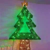 Prelit Fabric Mesh Christmas Tree