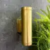 2L Brass Outdoor Wall Light