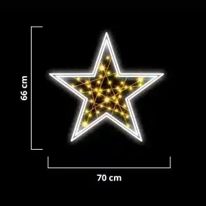 LED Christmas Star Outdoor Decoration