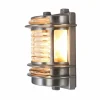 Nickel Plated Outdoor Coastal Wall Light