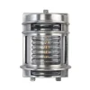 Nickel Plated Outdoor Coastal Wall Light