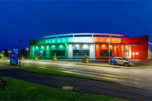 National Aquatic Centre Outdoor Colour Changing Lights