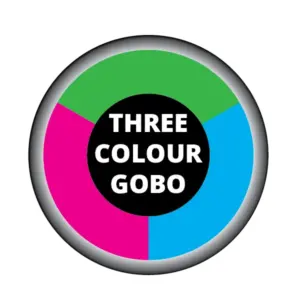 three colour custom gobo