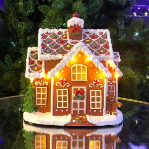 Gingerbread House Christmas Table Top Decoration