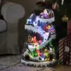 Mechanical Ski Slope Mountain Christmas Decoration