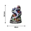 Mechanical Ski Slope Mountain Christmas Decoration