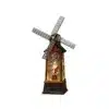 Santa Windmill Lantern Christmas Table Top Decoration