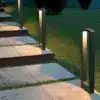 9W Black Outdoor Bollard Path Light