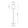 Patio Terrace Outdoor Floor Lamp Garden Lighting Feature Measurements