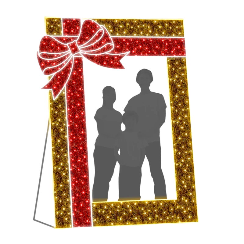 Photo frame Commercial Christmas decoration selfie feature