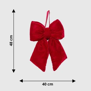 Red Velvet Christmas Bow 48CM