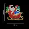 Santa Sleigh Selfie Feature Outdoor Decoration