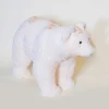 White Bear With Gold Sparkles Christmas Decoration