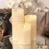 Battery Operated Ivory Christmas Candles