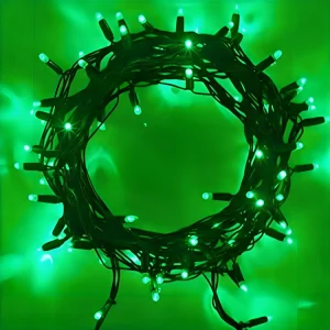 Connectable Outdoor Christmas Lights Green