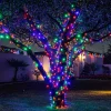 Connectable Outdoor Christmas Tree Lights Multicolour