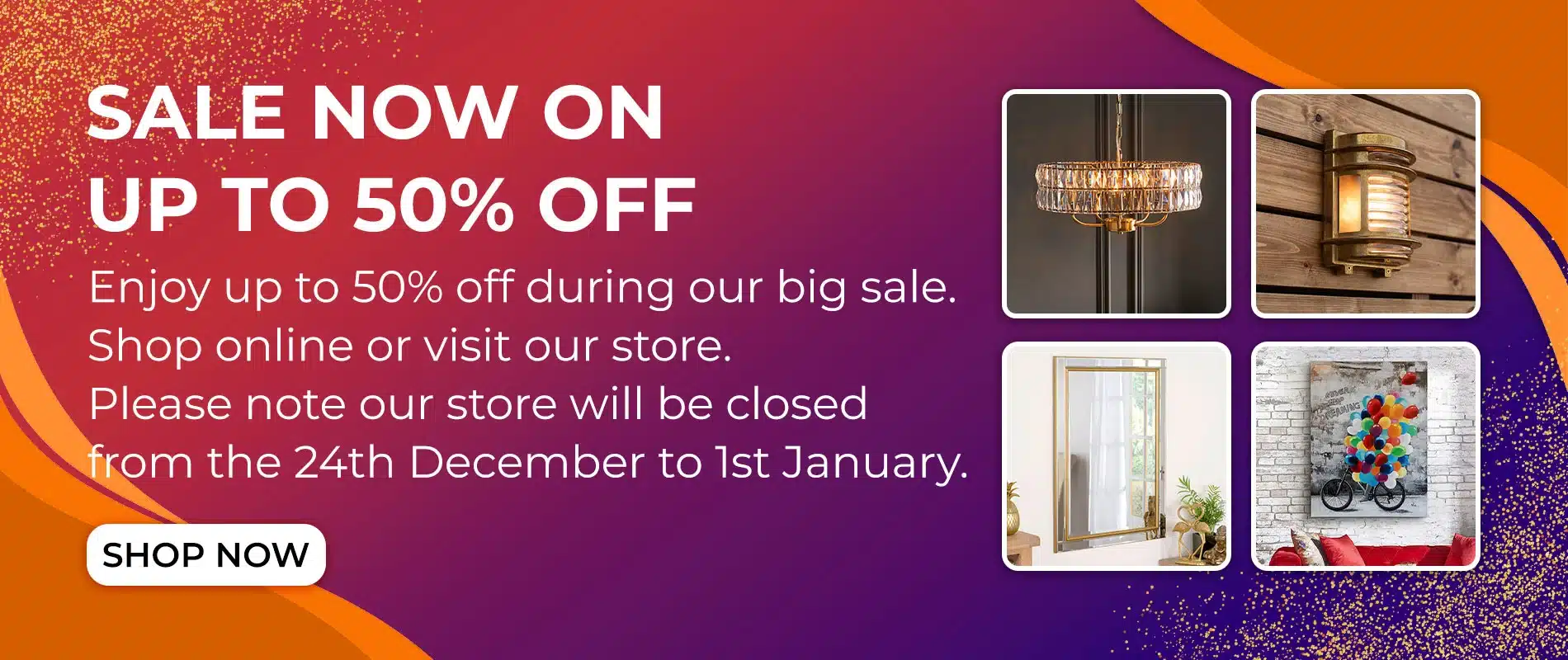 Big sale lighting and interiors