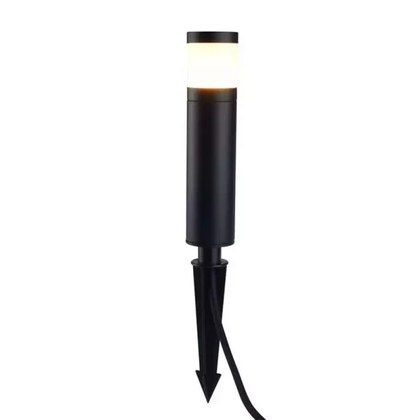 Black Coated Aluminium Garden Bollard Light