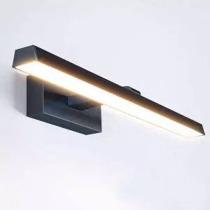 IP44 Black Bathroom Mirror Wall Light