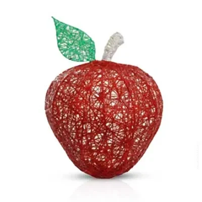 3D apple ground decoration