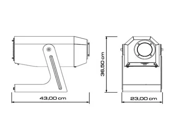 Divum Projector Dimensions